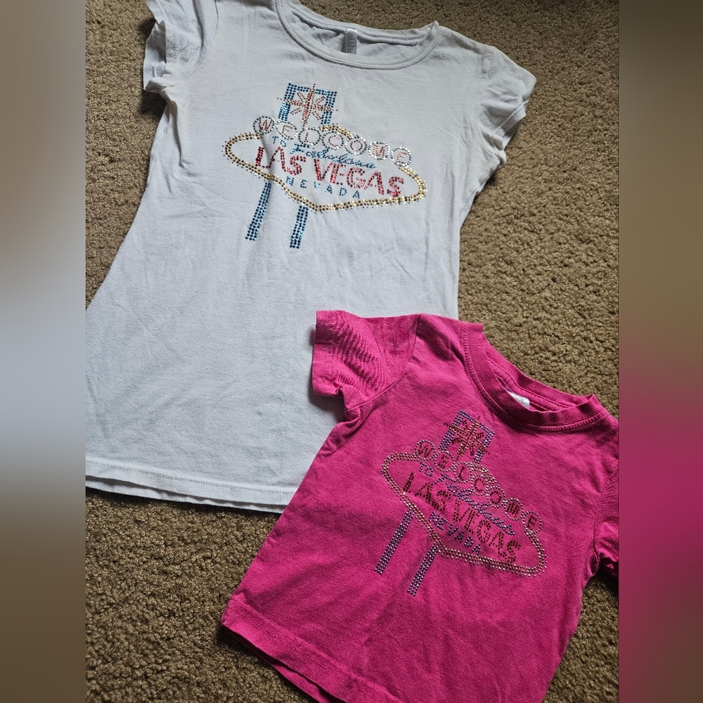 Mommy & Baby Matching Las Vegas Shirts